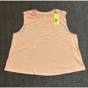 All In Motion Women's Blouse Sleeveless Workout Active Pink 2XL